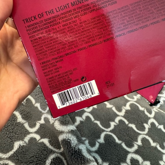 NWB MAC Highlighter Gift Set Makeup Brush Travel Bag" bling Me - Picture 9 of 9